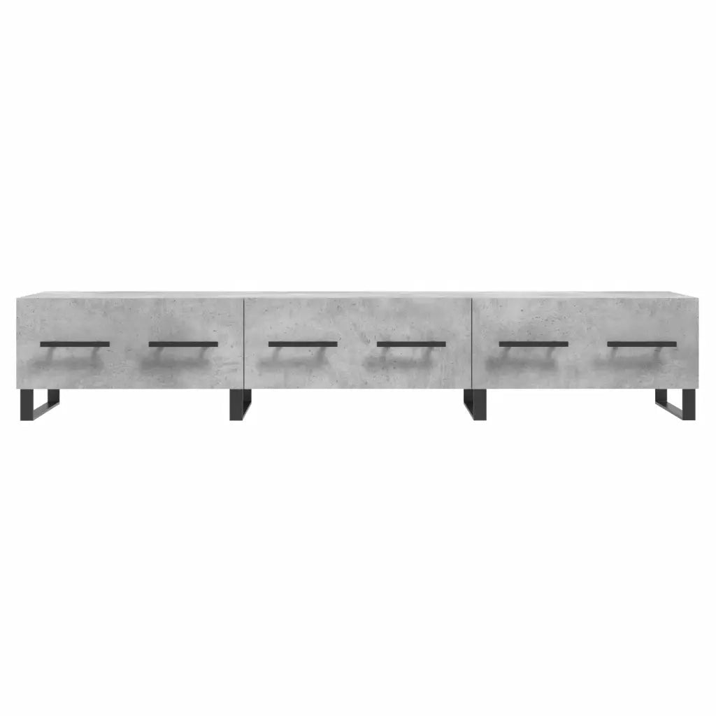 Mobile Porta TV Grigio Cemento 150x36x30 cm Legno Multistrato