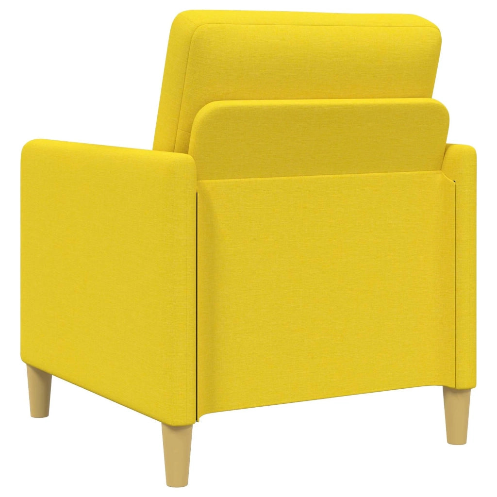 Set di Divani con Storage 2 pz Giallo Chiaro Poliestere 3429242