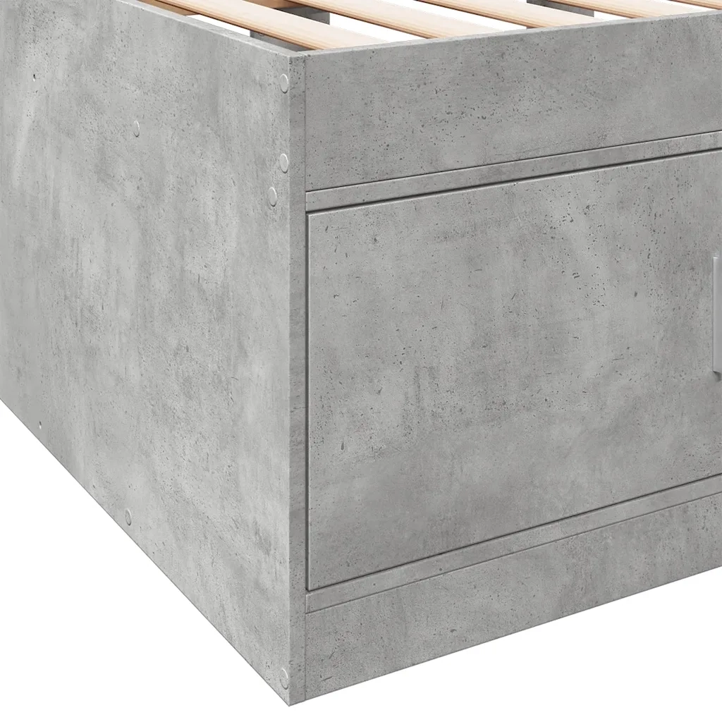 Divano Letto con Cassetti senza Materasso 75x190 cm 3280261