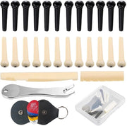 Set di manici per chitarra - Accessori per chitarra - Pezzi di ricambio - Strumenti di disassemblaggio - Manici per corda/pick - Leggero e duraturo 

Modello: Gitaarsnoeren Set 
Codice: 123456