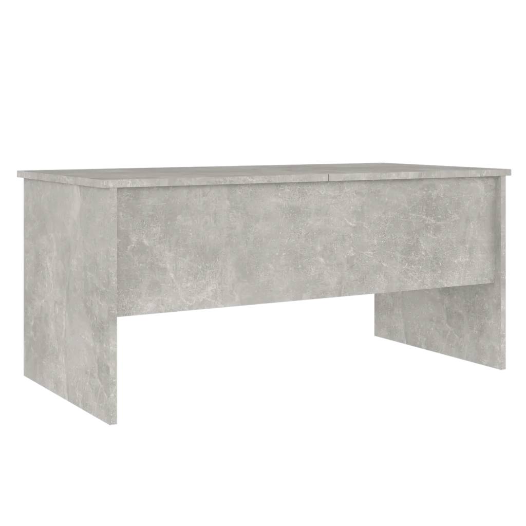 Tavolino Grigio Cemento 102x50,5x46,5 cm in Legno Multistrato cod mxl 23493