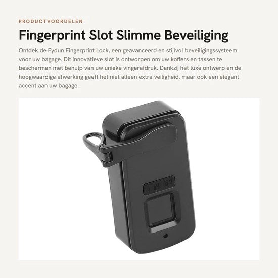 Slot Bagagli Avanzato a Pressione Digitale - Integrato - Portatile - Slot di Sicurezza - Design di Lusso - Compattato e Leggero - Slot per Bagaglio