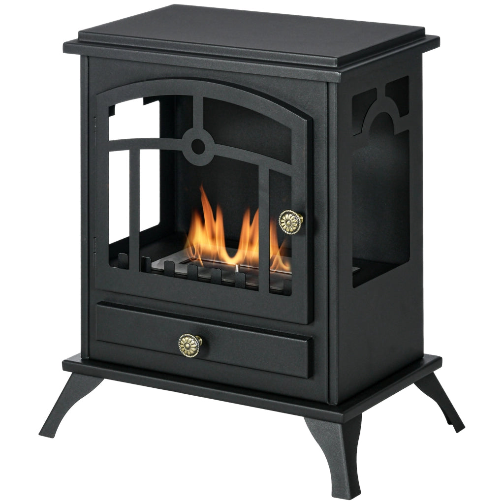 Stufa a bioetanolo ¨C zephmum ¨C Nero 45x28x54 cm