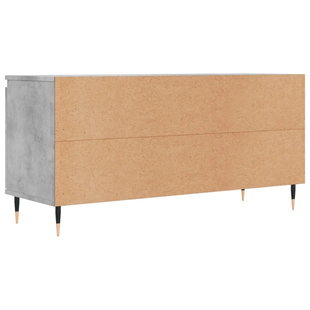 Mobile Porta TV Grigio Cemento 104x35x50cm in Legno Multistrato 827008