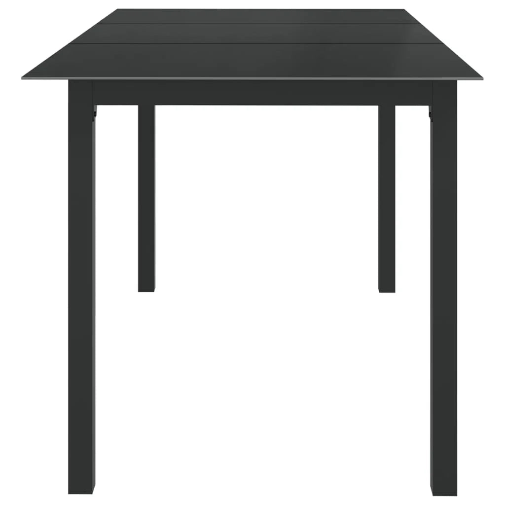 Set da pranzo da giardino per esterni in alluminio antracite da 7 pezzi 02_0013915
