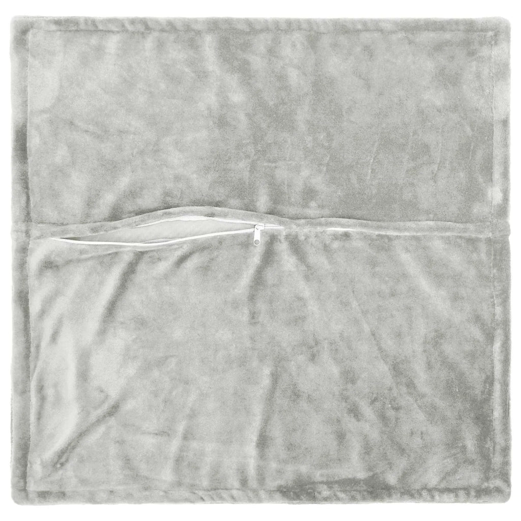 Federa 2 pcs HOUTEN Grigio Chiaro 55 x 55 cm Flanella 920585