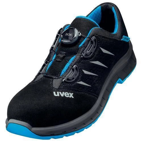 Uvex 6938242 2 Trend Scarpe Antinfortunistiche S1P SRC ESD Punta Acciaio Sistema BOA Suola Antiperforazione colore Blu Francese