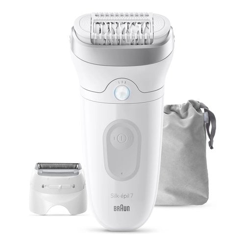 Epilatore braun silk epil 7 7 041 white e silver - 8700216963503
