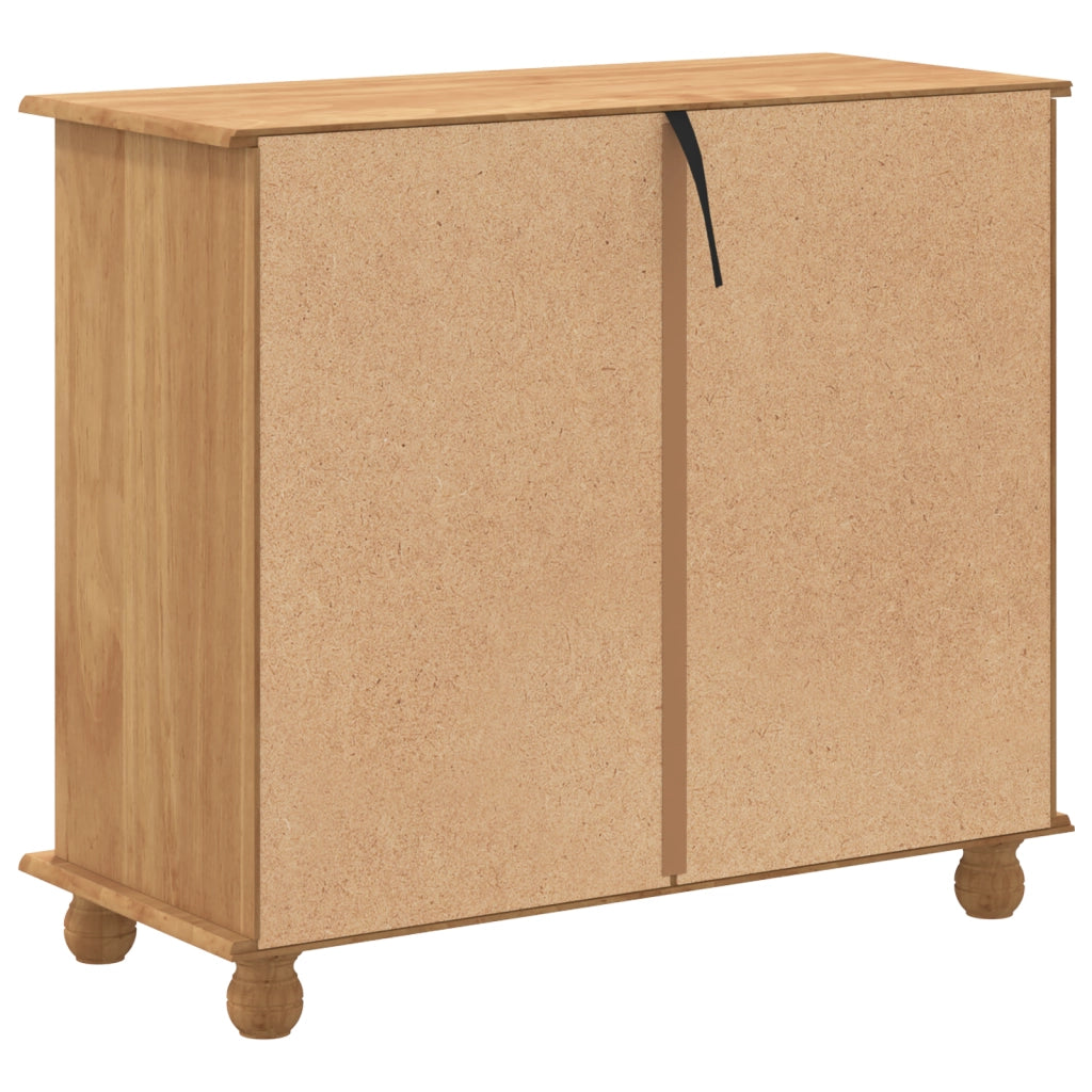 Cassettiera 'ASKIM'Marrone miele 91x40x79 cm Legno massello di pino
