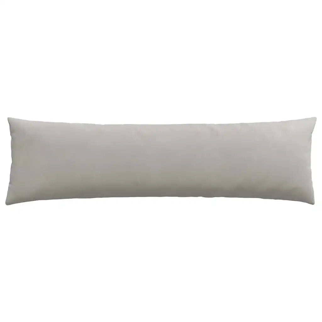 Cuscini da Divano 2 pcs Grigio chiaro 145 x 40 cm Tessuto