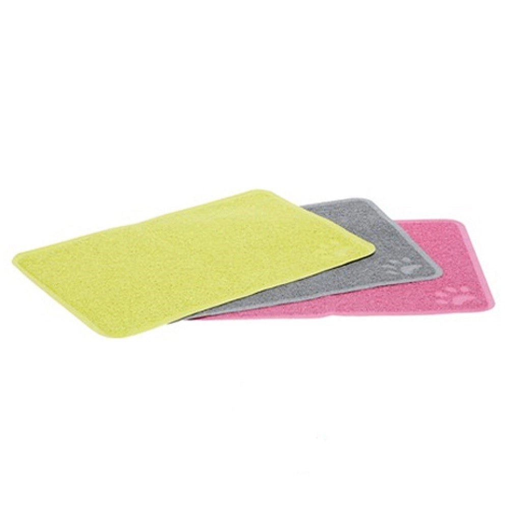 Trade Shop - Tappeto Tappetino Per Cibo Coperta Animali Per Alimenti 60x40cm Colori Assortiti -