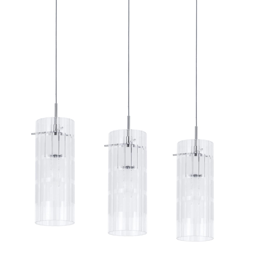 Lampadario Italux Max 3xE27 vetro cromato MDM1957-3