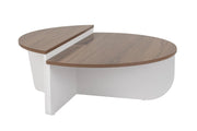Tavolino in legno "Orion" 90 x 60 x 30 cm - Noce