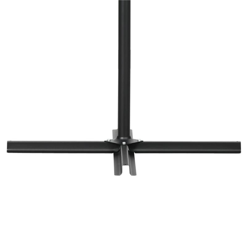 OMBRELLONE DA GIARDINO A BRACCIO INCLINABILE CON APERTURA A MANOVELLA E ZANZARIERA, 3X3 M, BEIGE