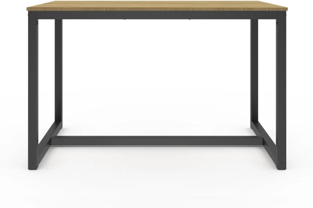 Tavolo da pranzo rettangolare DETROIT 6 persone design industriale 120 cm
