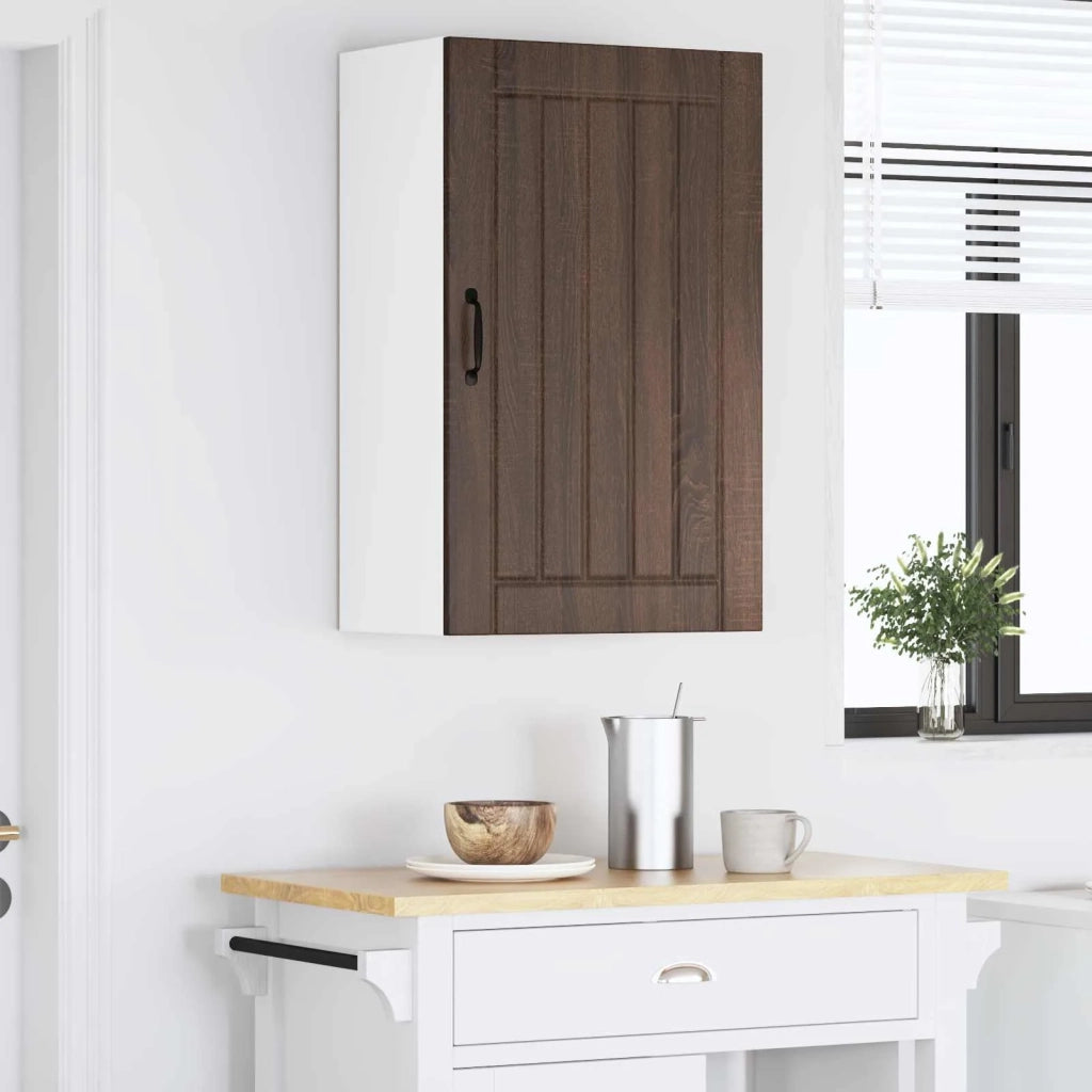 Armadietto a muro LUCCA Rovere Marrone 50 x 31 x 80 cm