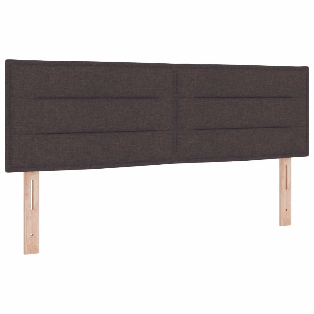 Letto box spring con materasso Marrone Scuro 140 x 200 cm 3452432