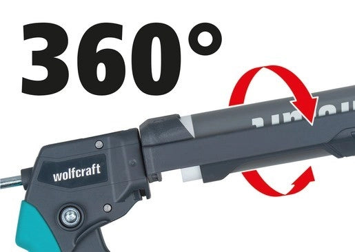 Wolfcraft MG 350 Pistola Professionale per Silicone e Sigillanti – 4353000