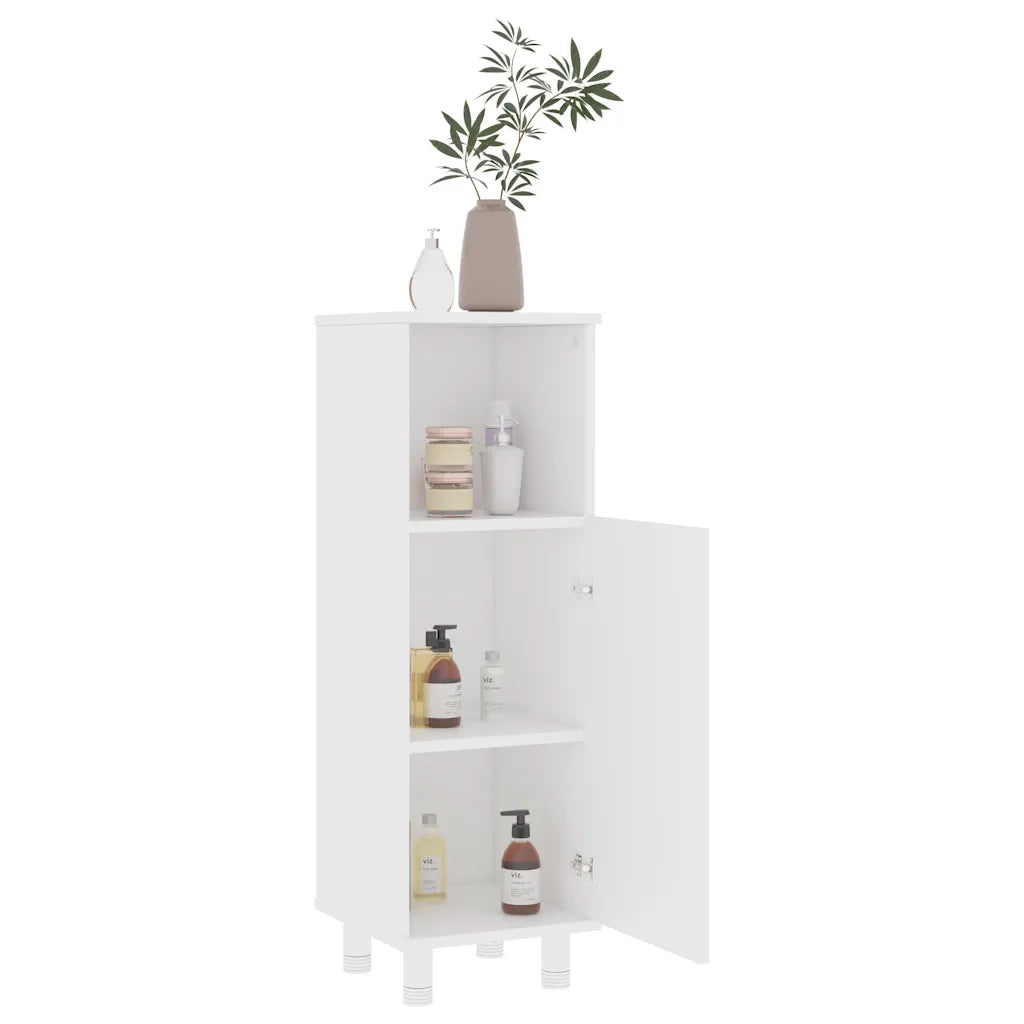 Set Mobili da Bagno 3 pz Bianco in Truciolato 3056943