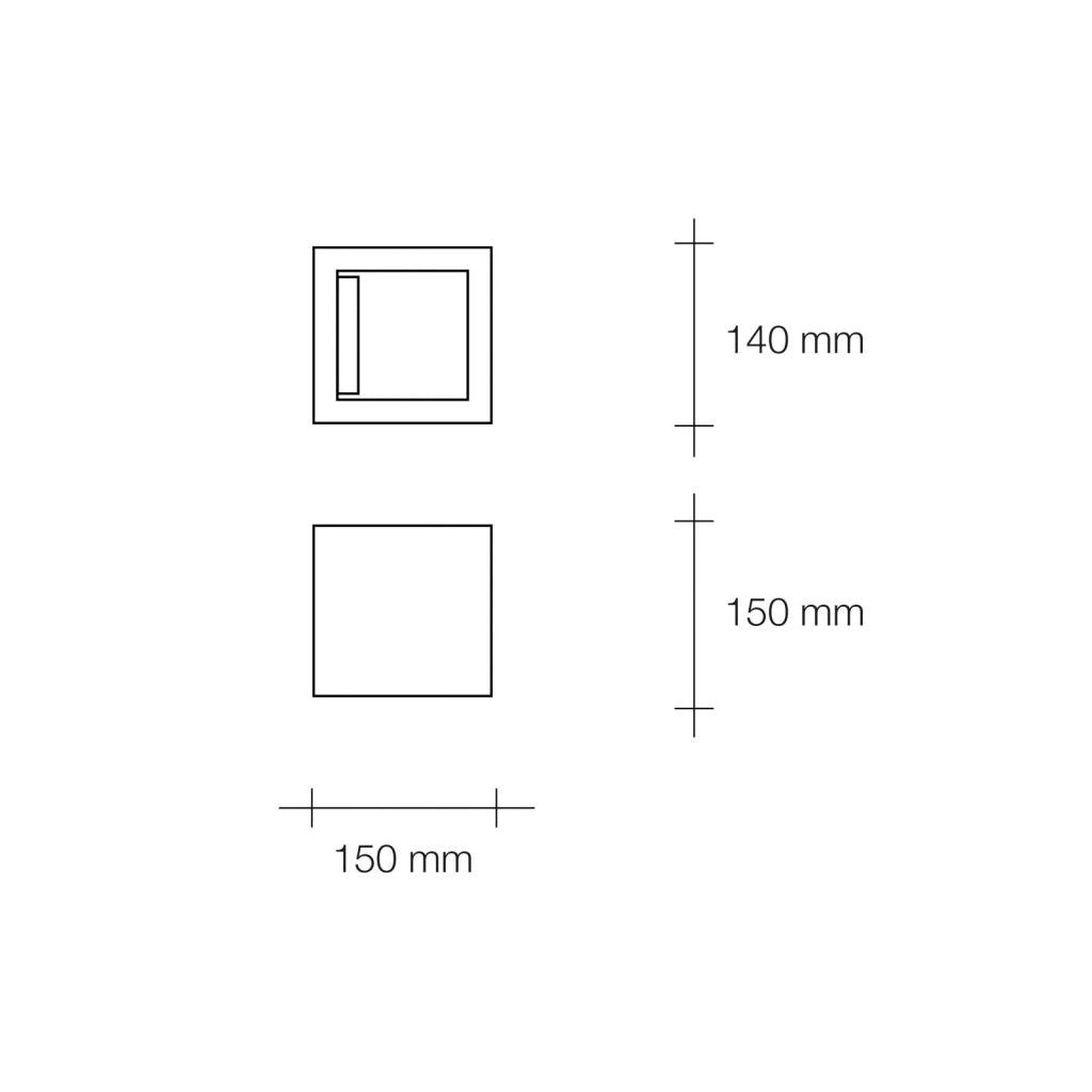 IONIA applique a parete in gesso bianco l.22cm h.7cm attacco G9 15cm
