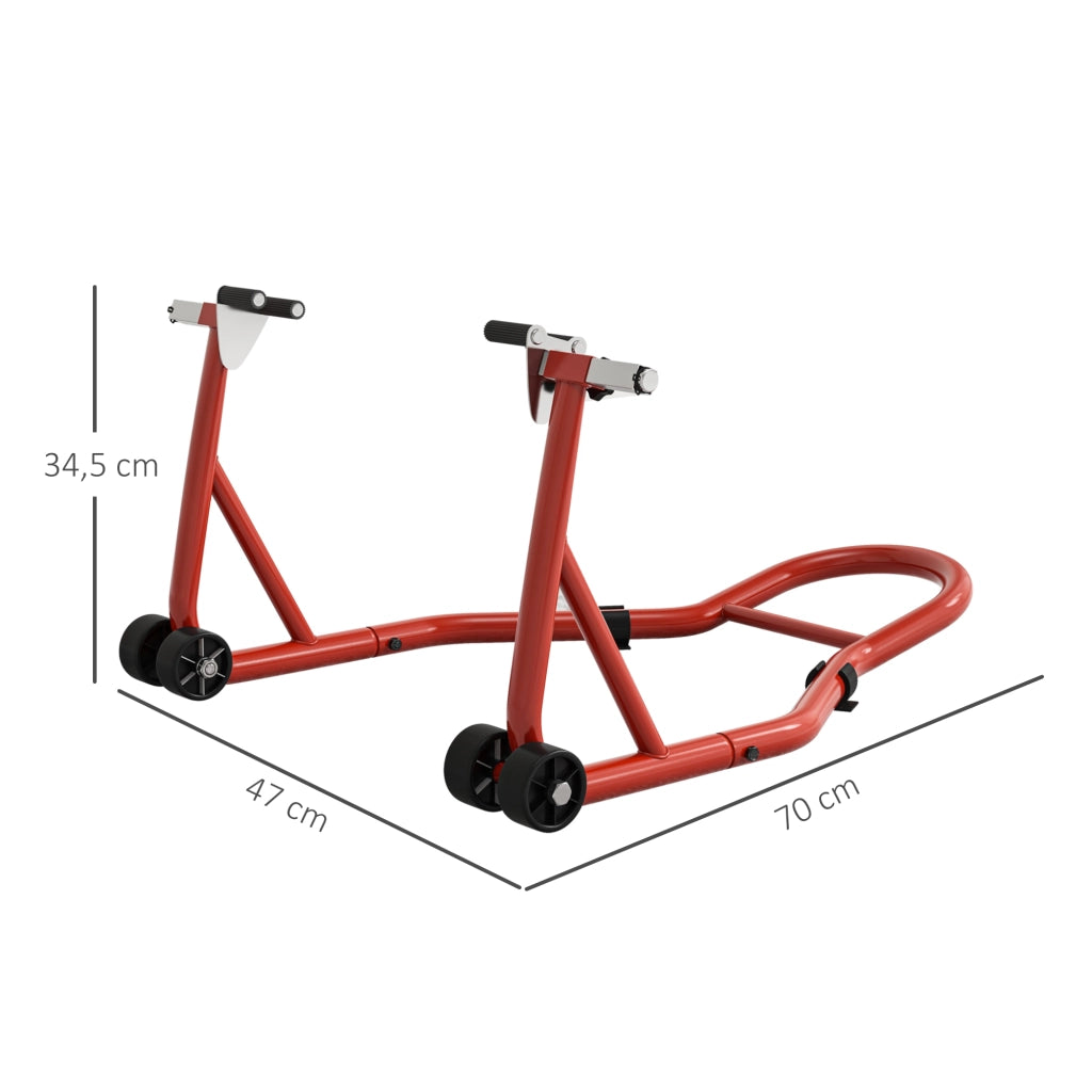 Supporto per moto con goupille regolabile ¨C zephmum ¨C rosso