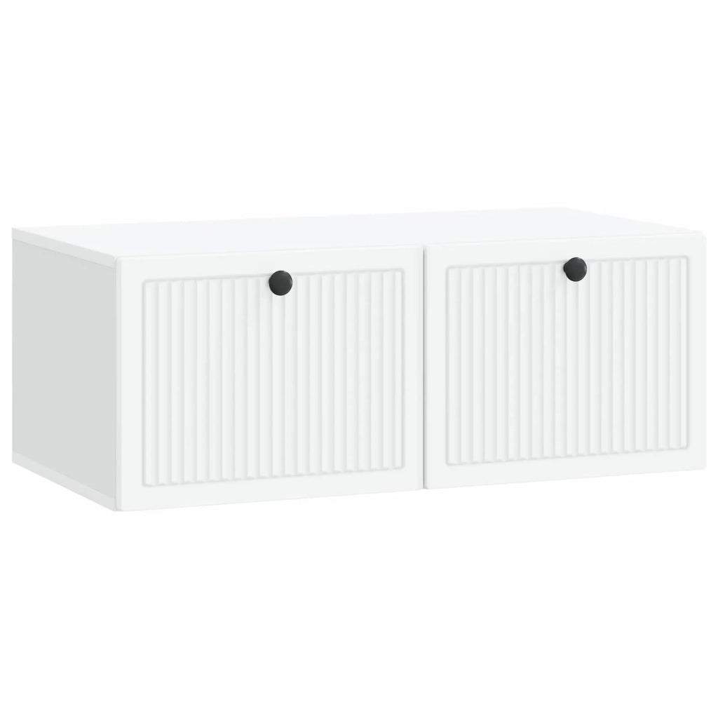Mobile Porta TV da Muro Bianco 78,5 x 41 x 30 cm 898005