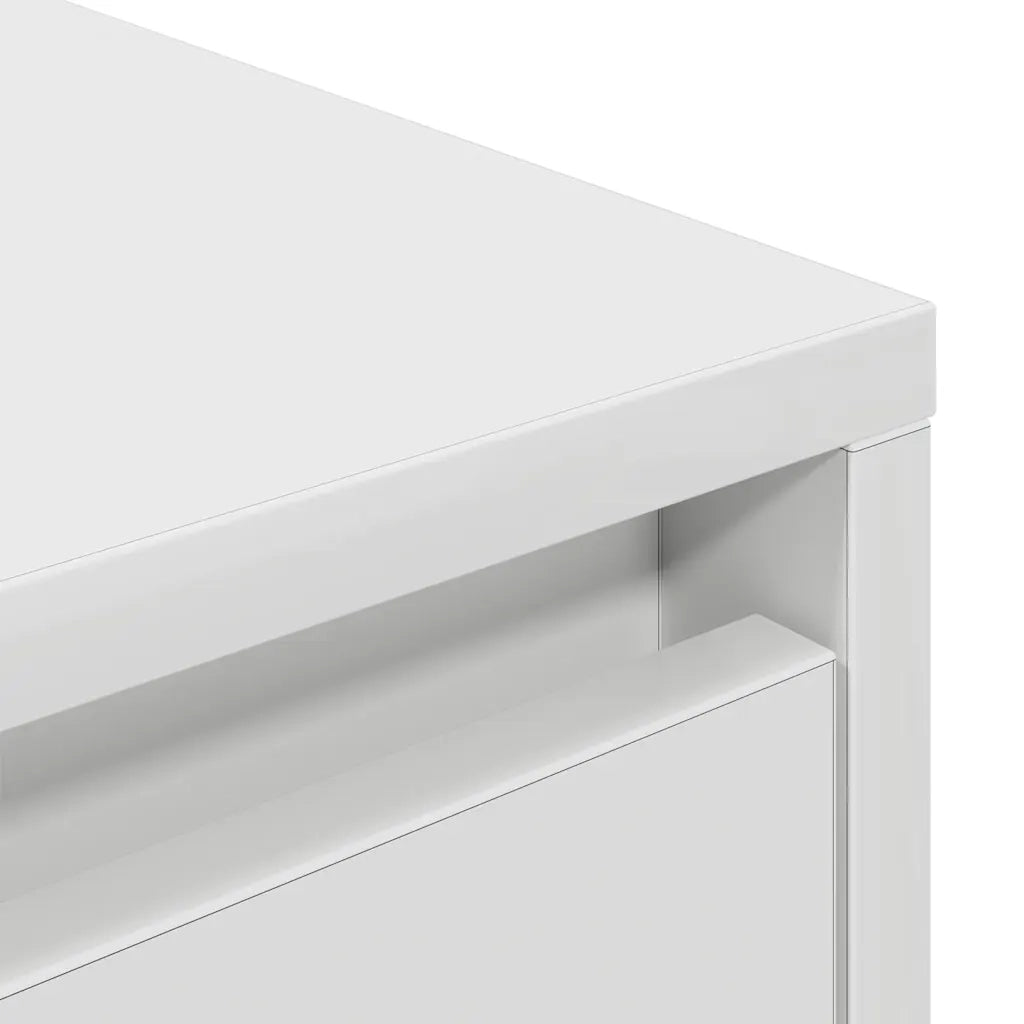 Mobile Porta TV con Luci LED Bianco 160,5x41x50 cm 3328426