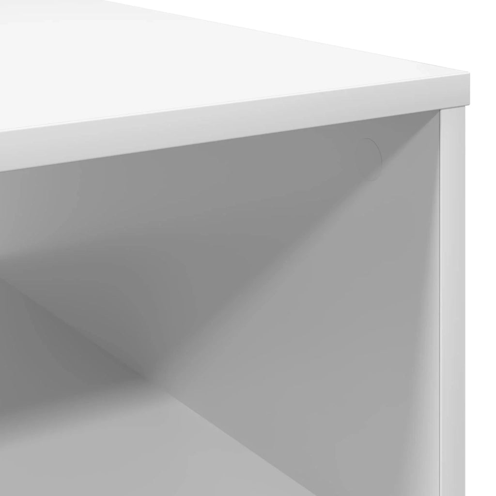 Tavolino da salotto Bianco 95 x 55 x 31 cm Legno multistrato
