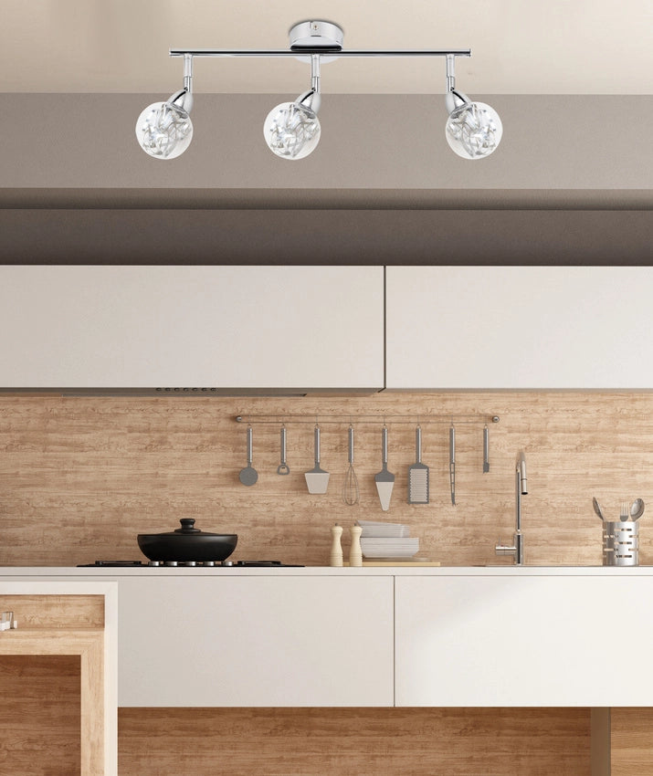 Plafoniera LED Candellux BOLO 93-67647 3 luci 3000K cromo
