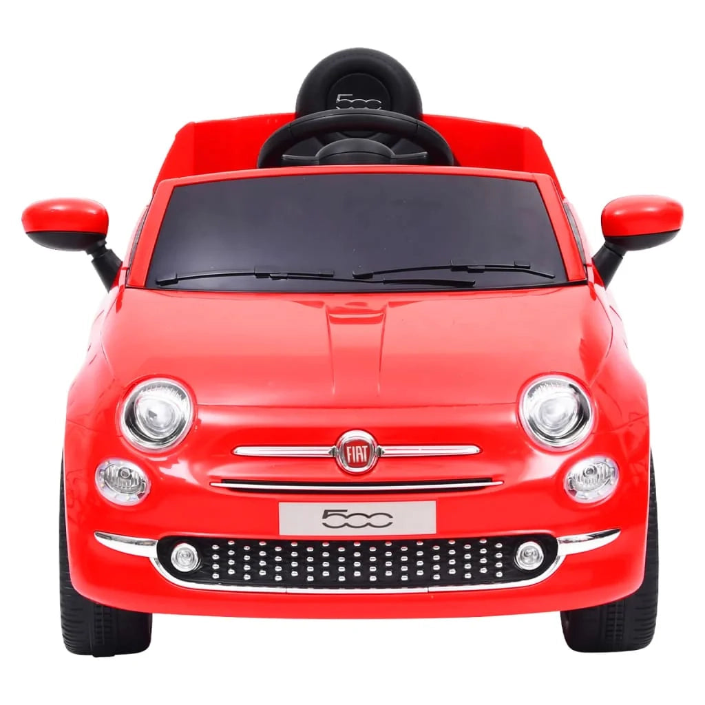 Fiat 500 rossa auto elettrica per bambini 02_0005272