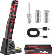 Kit di saldatura portatile - Kit di saldatura professionale senza fili per principianti e professionisti con regolazione di temperatura 200-480 °C
