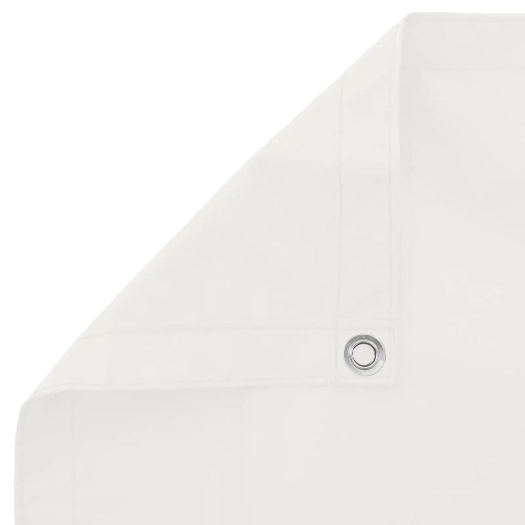 Schermo da balcone Bianco 110 x 800 cm Tessuto Oxford