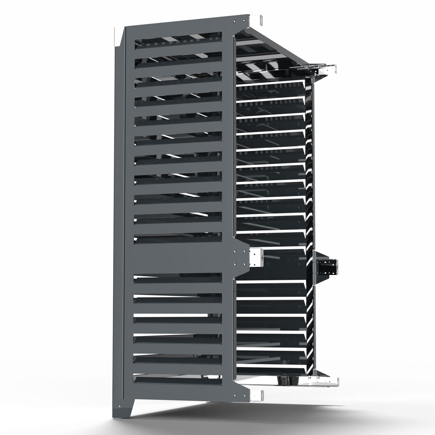 Cover Pompa di Calore 105x65x150 cm installazione a terra vicino la parete Big Blade VL Antracite