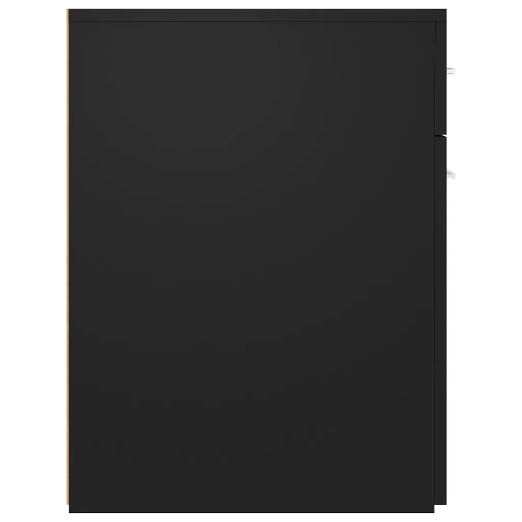 Armadietto da Farmacia Nero 20x45,5x60 cm in Truciolato cod mxl 51123