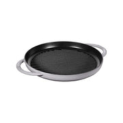 Staub 40511-782-0 Bistecchiera Rotonda in Ghisa Smaltata Diametro 30 cm colore Grigio Grafite