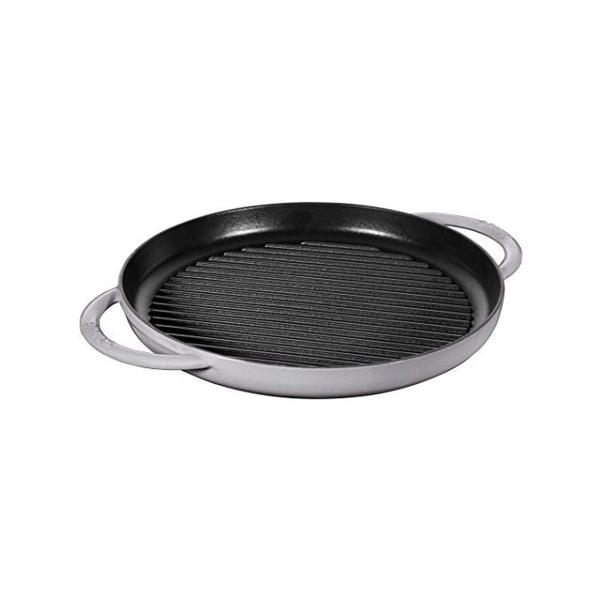 Staub 40511-782-0 Bistecchiera Rotonda in Ghisa Smaltata Diametro 30 cm colore Grigio Grafite