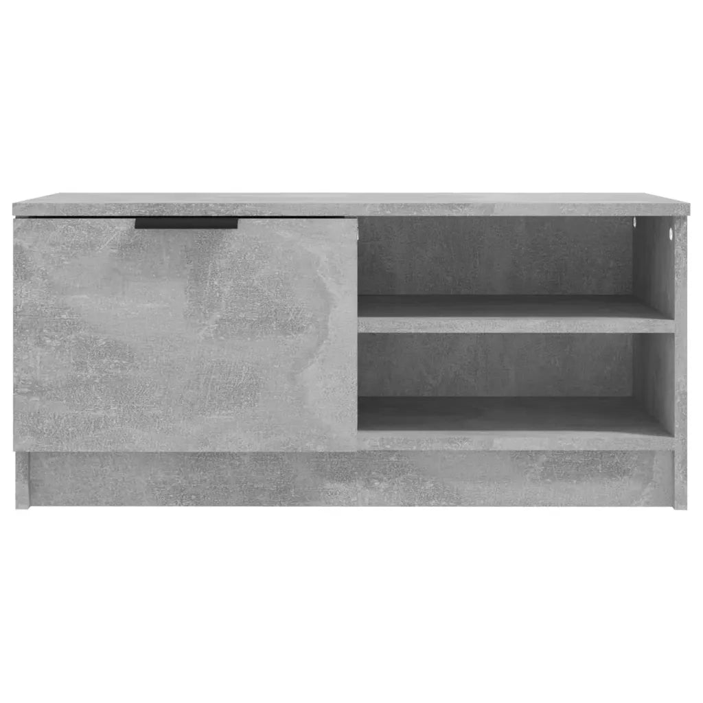 Mobili TV 2 pz Grigio Cemento 80x35x36,5cm in Legno Multistrato 811475