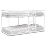 Letto singolo | Letto per adulti | Letto a Castello senza Materasso Bianco 90x190 cm in Acciaio