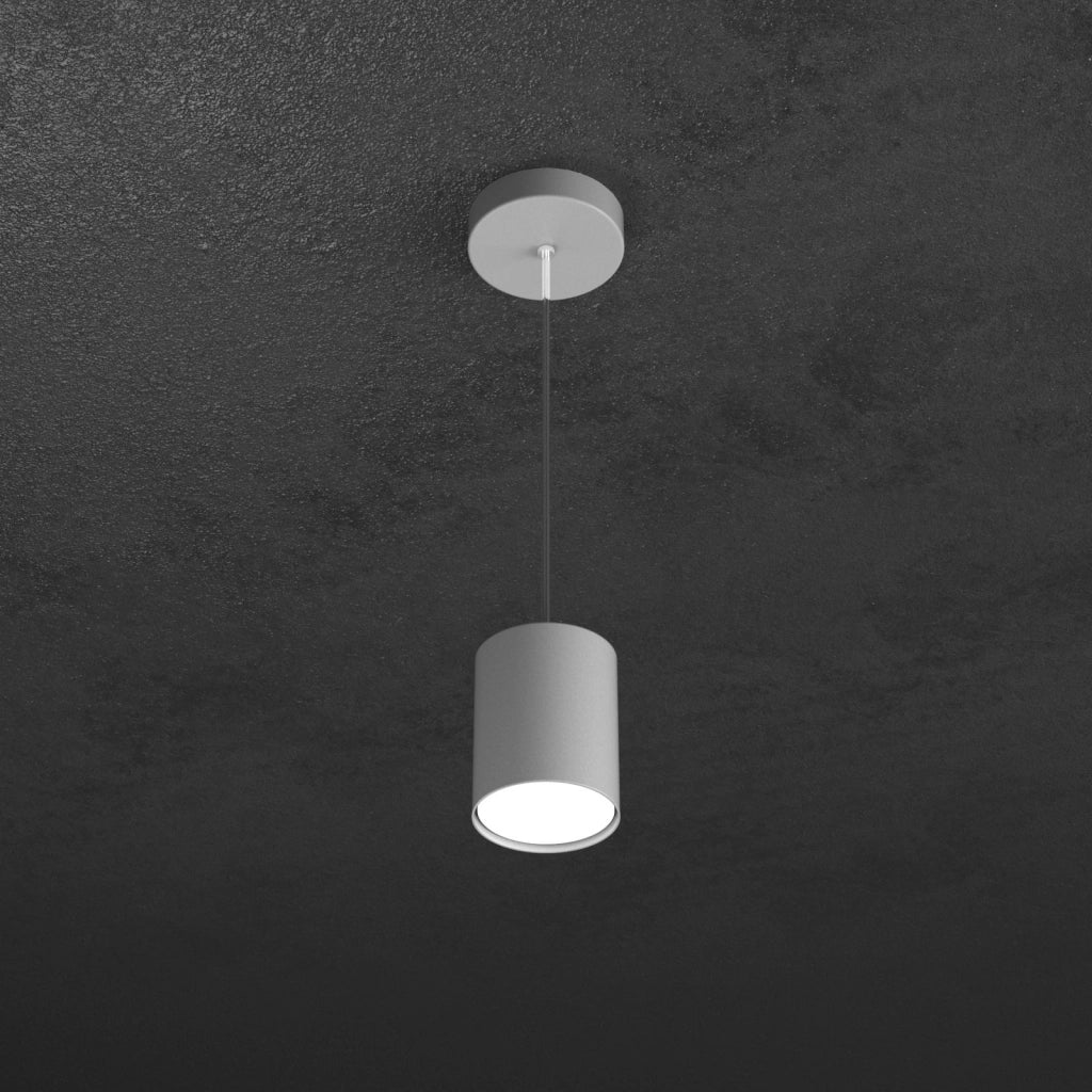 SHAPE SOSPENSIONE TUBO H.10 1 LUCE GRIGIO 1143-S10-GR