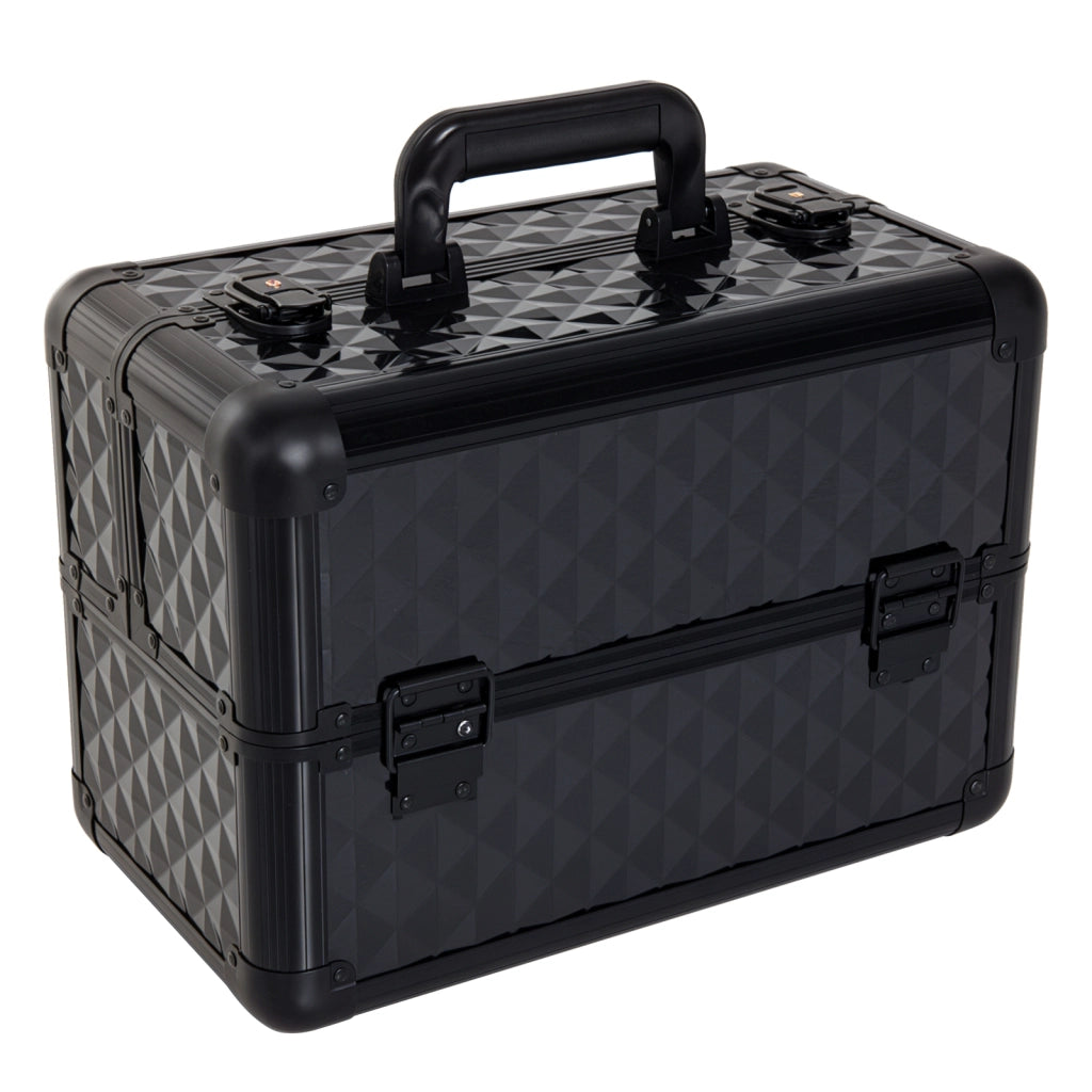 Organizzatore Cosmetici Portatile 4 Livelli ¨C zephmum ¨C 35.5x20x25.5cm Aluminio