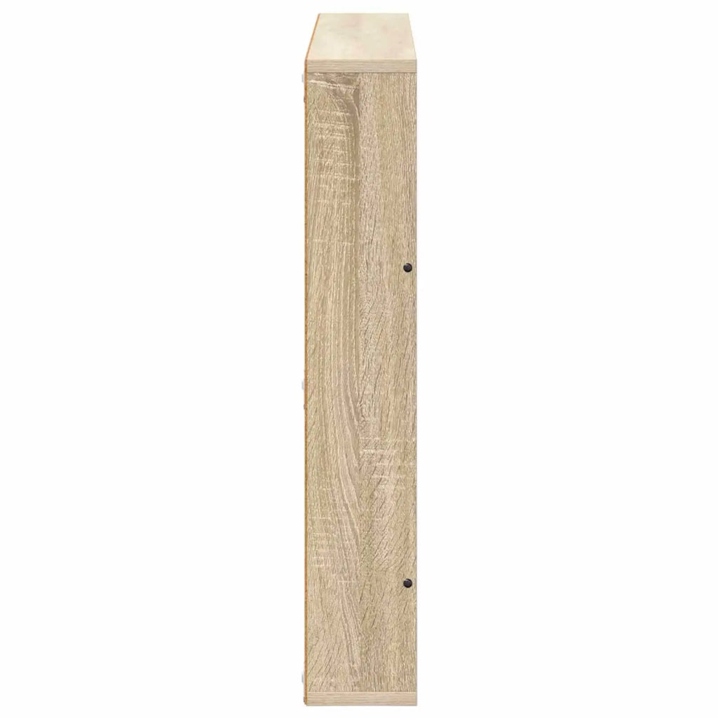 Scaffale per riviste 2 pz Rovere Sonoma 80 x 12 x 70 cm 890843