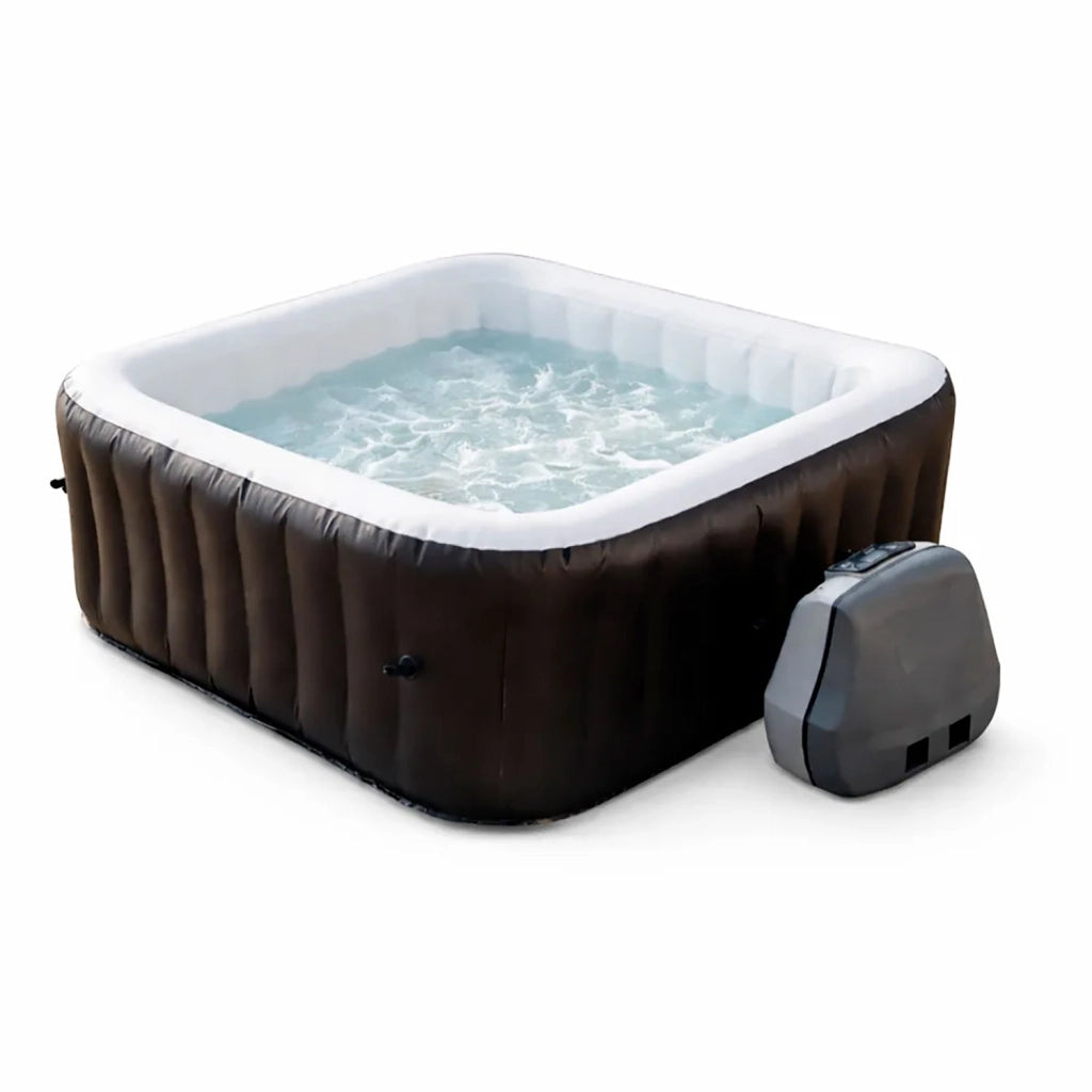 Vasca Idromassaggio Piscina Spa Gonfiabile Armonia 4 Adulti 682 L in PVC Grigio