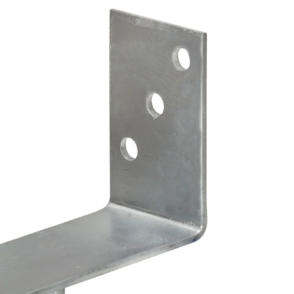Picchetti per Recinzione 6 pz Argento 7x6x30 cm Acciaio Zincato CFW1285585