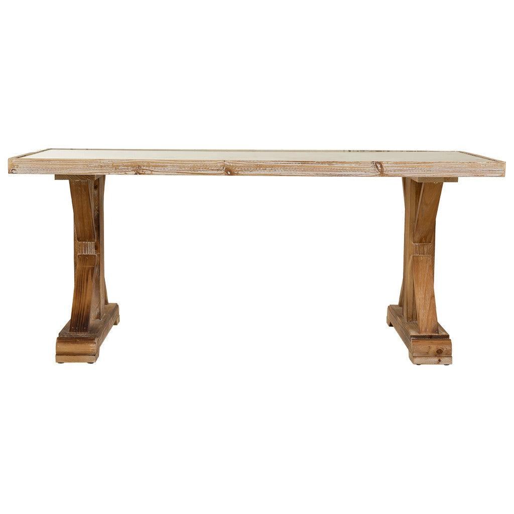 Tavolo in legno marrone 120,5x60,5x50,5h