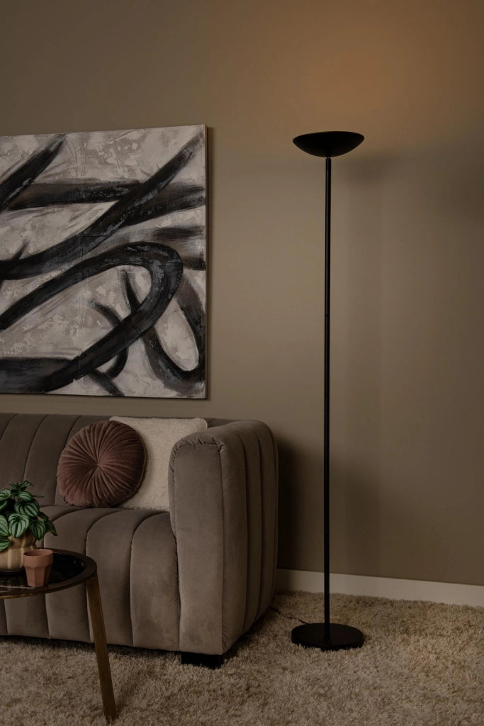 Lampada da terra LED 1 luce nera ZENITH Lucide