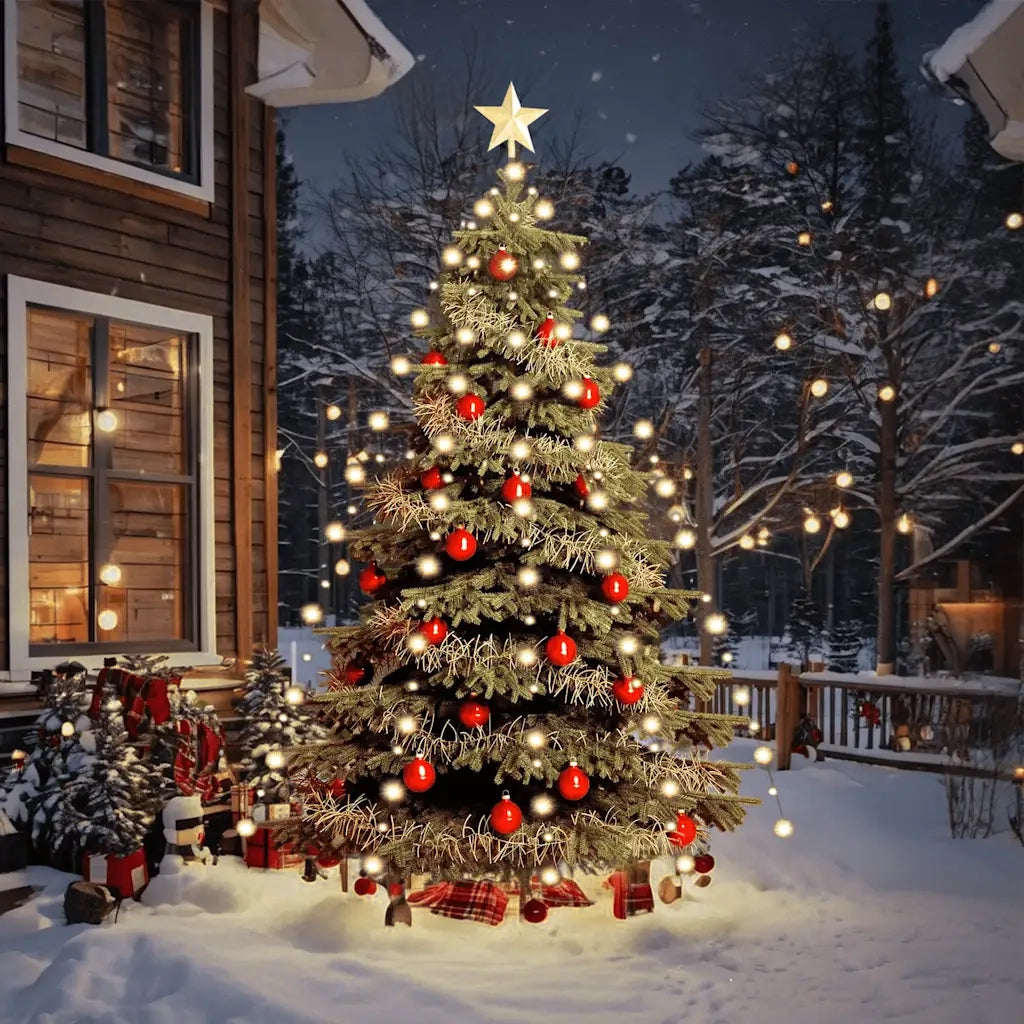 Luci per Albero di Natale con 210 LED 210 cm CFW7721644
