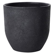 Vaso da fiori in argilla grigio scuro 55 x 55 x 53 cm per interni ed esterni resistente alle intemperie