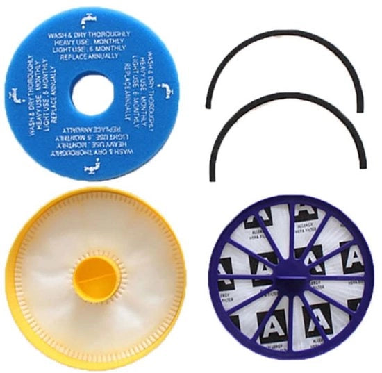 Set di Filtri per Aspirapolvere - Rimpiazzo per DC04 - Filtro Pre Motore Lavabile - Filtro Post Motore HEPA - Duraturo - Alta Qualità - Diametro 153 mm/139 mm - Filtro per Aspirapolvere