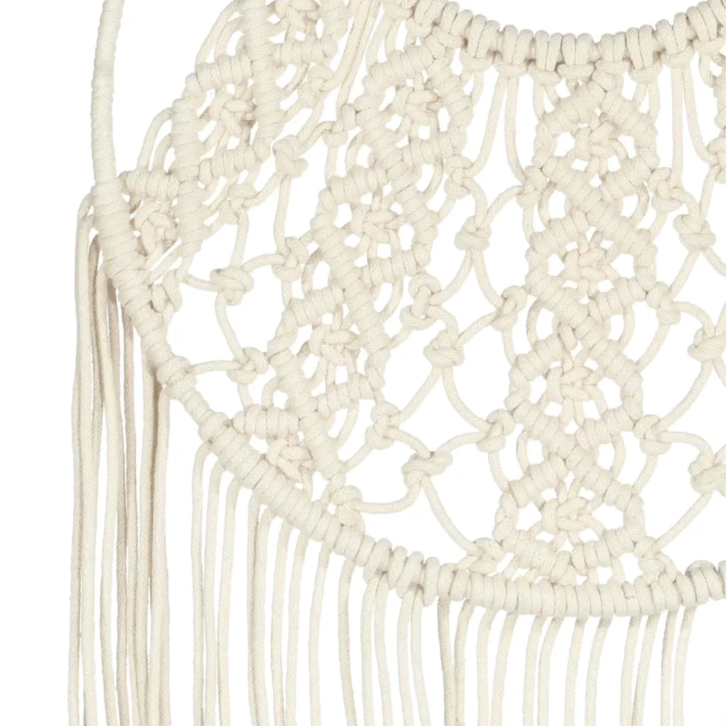 Decorazione da Parete in MacramÃ¨ 40x80 cm Cotone cod mxl 70482