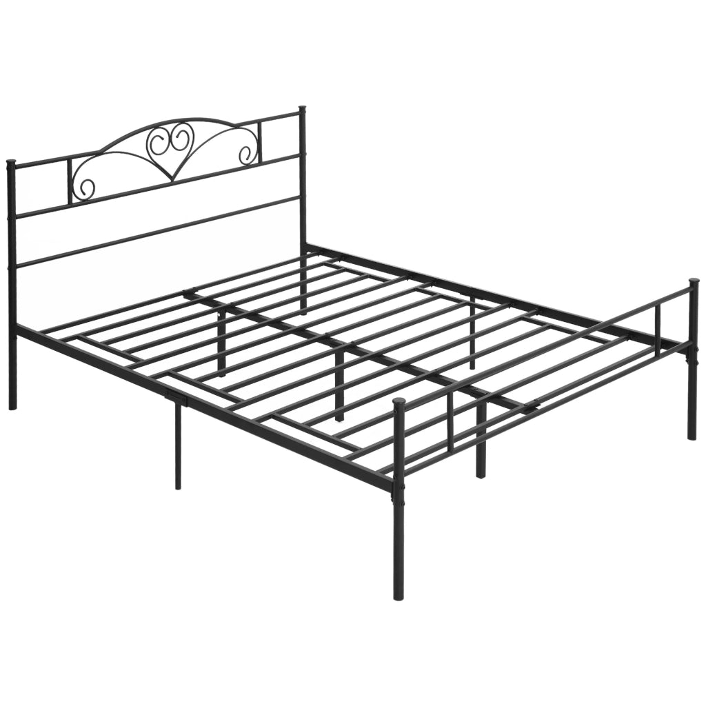 Letto Matrimoniale Contenitore ¨C Zephmum ¨C Nero 158x211x106 cm